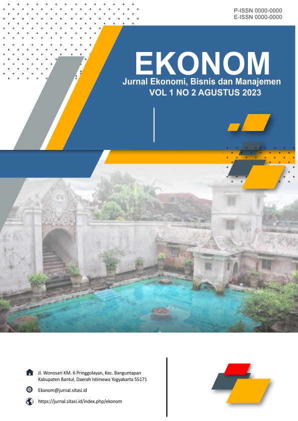 Vol No Ekoman Jurnal Ekonomi Bisnis Dan Manajemen Ekoman Jurnal Ekonomi